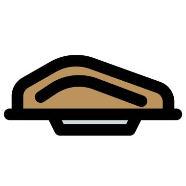 Izgara deniz mahsulü teriyaki tepside servis edilir.