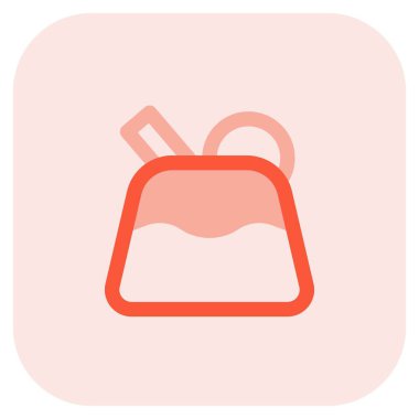 Üstteki ana hat vektör simgesine sahip Cassata