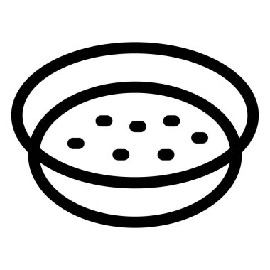 Baharatlı chana masala kasede.