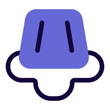 Panna cotta tatlı çizgisi çizimi