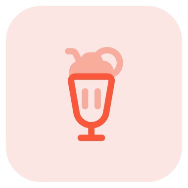 Cam dış hatlı vektör simgesi içindeki Granita