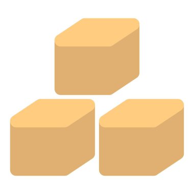 Lokum tatlı çizgisi simgesi