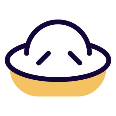 Pastel de nata tatlı hafif vektör çizimi