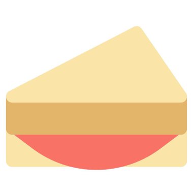 Peynir ve dolgu malzemeleriyle dolu sandviç.