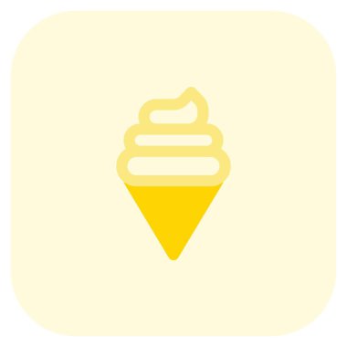 Dondurma ana hatları simgesi seti