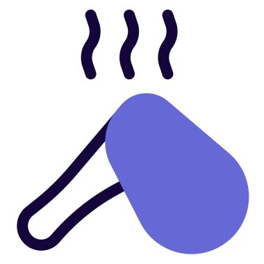 Kızarmış tavuk aperatif olarak yenir.