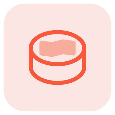 Aperatif olarak sunulan içi doldurulmuş deniz ürünleri suşisi.