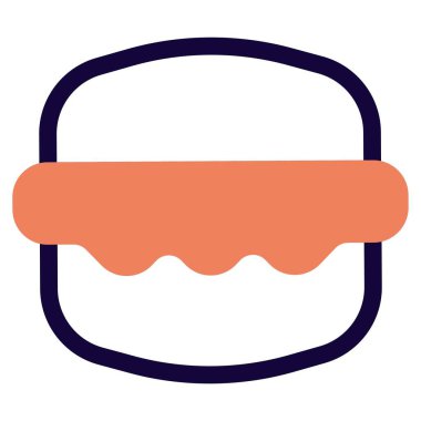 Makarna tatlı ikonu seti