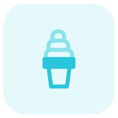 Türk dondurma hattı vektör illüstrasyonu