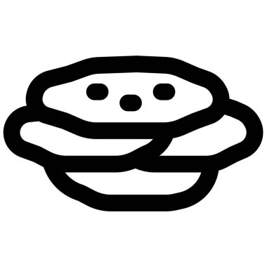 Fırında pişmiş lezzetli naan veya yassı ekmek..