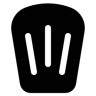 Madeleines tatlı ışık ikonu seti