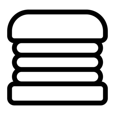 Üç katmanlı çıtır köfteli burger. .