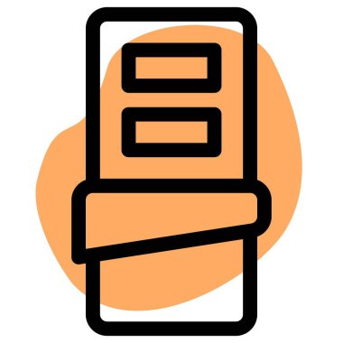 Çıtır çıtır tatlı çubuğu ışık simgesi vektörü