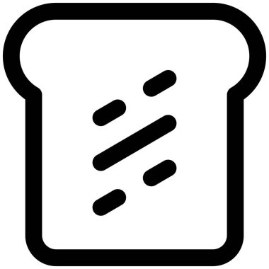 Kızarmış ekmek dilimi.