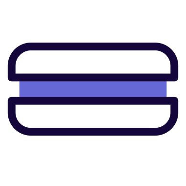 Dondurmalı sandviç ışık simgesi seti