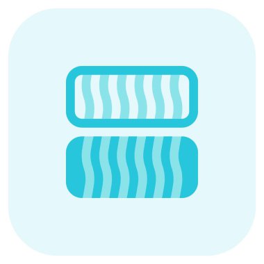 Sashimi yapmak için dilimlenmiş çiğ et.