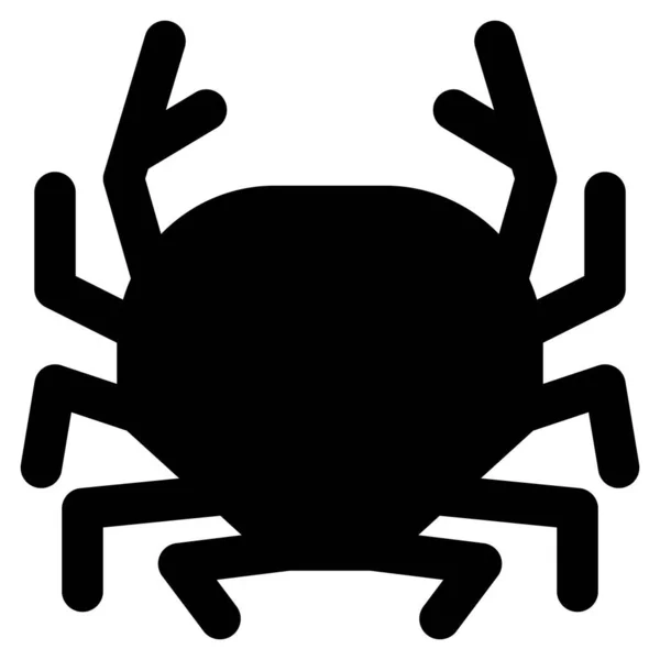 Lahodný Smažený Krabí Pařát — Stockový vektor