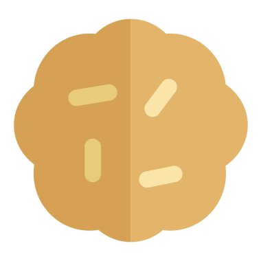 Çıtır kurabiye ışık vektör simgesi