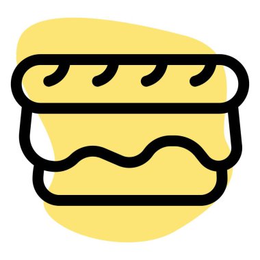 Paris Brest hamur işi ana hatlı vektör çizimi