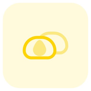 Doldurulmuş daifuku ışık simgesi vektörü