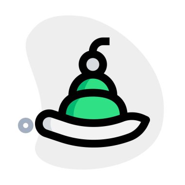 Muz bölünmüş çizgi vektör simgesi