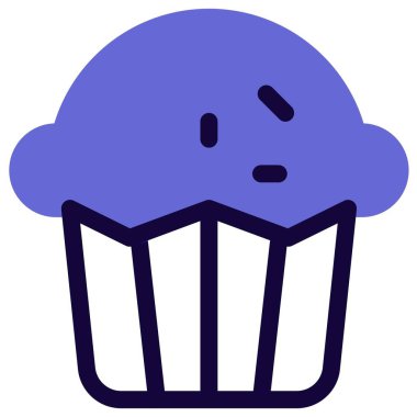 Kek tatlı çizgisi simgesi