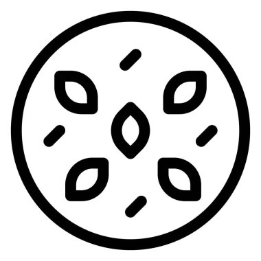 Kheer tatlı sırası simgesi seti