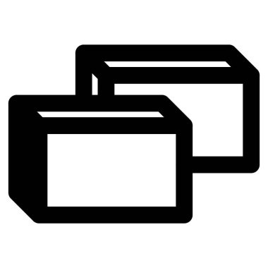 Kasutera pasta çizgisi simgesi seti