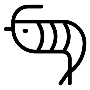 Çiğ karides yemek hazırlamak için tutulur.