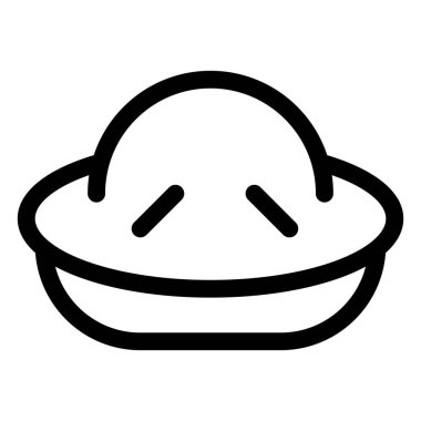 Pastel de nata tatlı hafif vektör çizimi