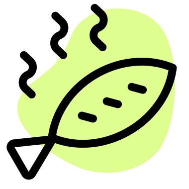 Kızarmış balık, sağlıklı bir deniz ürünü..