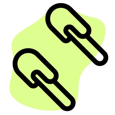 Tatlandırılmış churros ana hatları vektör simgesi