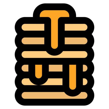 Krep tatlı çizgisi simgesi