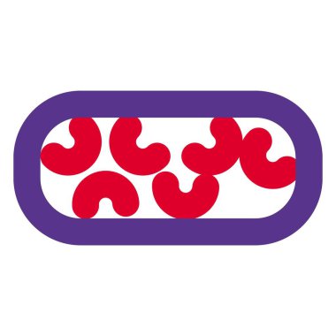 Çıtır çıtır eklemeler ana hatlı vektör simgesi