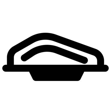 Izgara deniz mahsulü teriyaki tepside servis edilir.