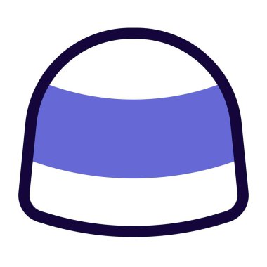 Lezzetli çikolata çizgisi ikon vektörü