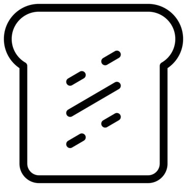 Kızarmış ekmek dilimi.