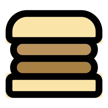 Çift köfteli baharatlı gevrek burger..