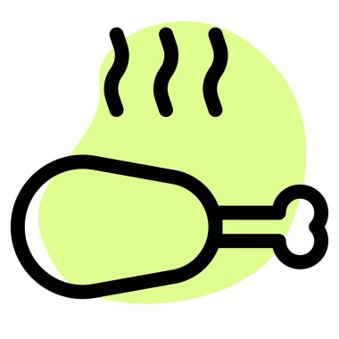 Akşam yemeği için baharatlı tavuk.