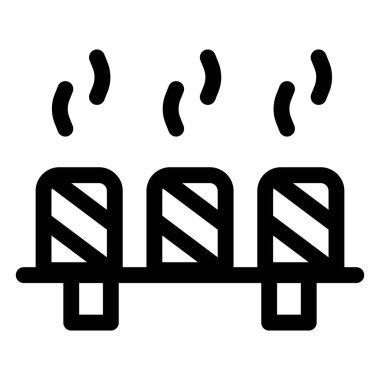 Aperatif olarak taze hazırlanmış sashimi.