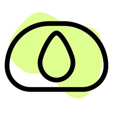 Tatlı daifuku çizgi simgesi vektörü