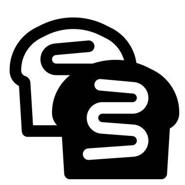 Pound cake hafif vektör illüstrasyonu