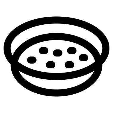 Baharatlı chana masala kasede.