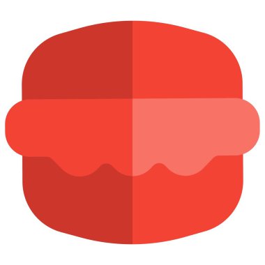 Makarna tatlı ikonu seti