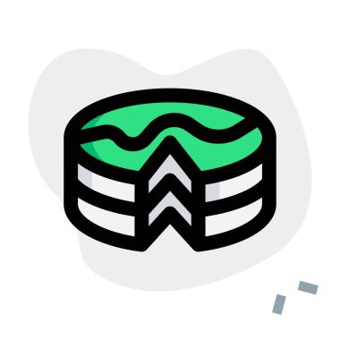 Kremes tatlı çizgisi simgesi