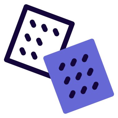 Graham kraker çizgi vektör simgesi