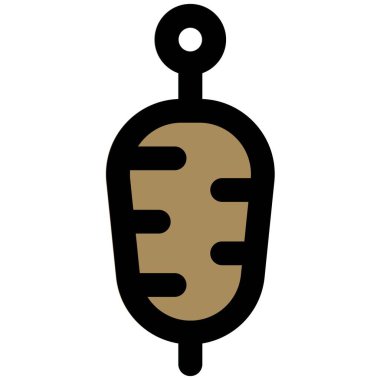 Şişte ızgara döner kebap..