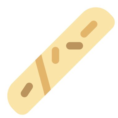 Nougat tatlı sırası simgesi seti