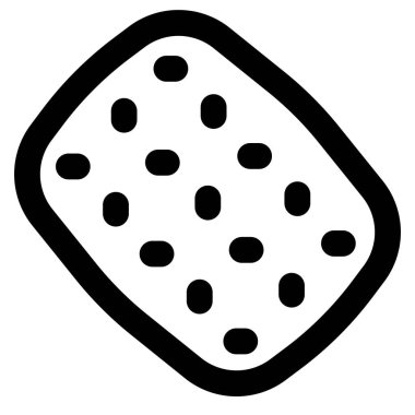 Lezzetli smakager hafif vektör çizimi