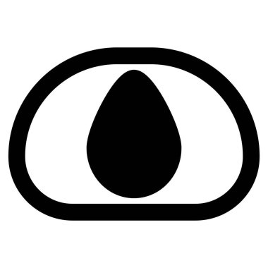 Tatlı daifuku çizgi simgesi vektörü